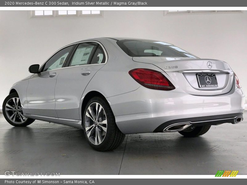 Iridium Silver Metallic / Magma Gray/Black 2020 Mercedes-Benz C 300 Sedan