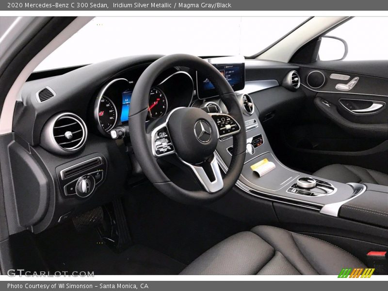 Iridium Silver Metallic / Magma Gray/Black 2020 Mercedes-Benz C 300 Sedan