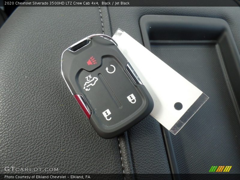 Black / Jet Black 2020 Chevrolet Silverado 3500HD LTZ Crew Cab 4x4