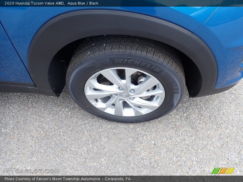 Aqua Blue / Black 2020 Hyundai Tucson Value AWD