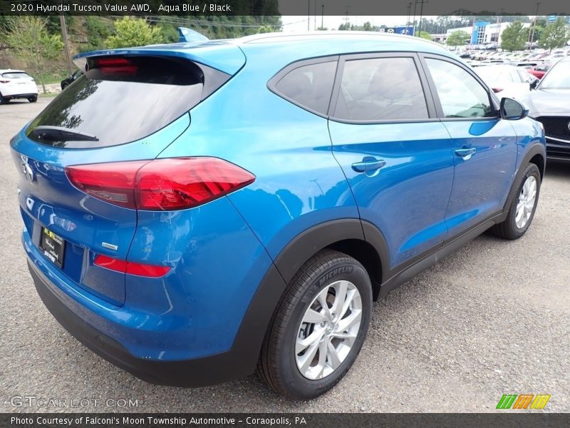 Aqua Blue / Black 2020 Hyundai Tucson Value AWD