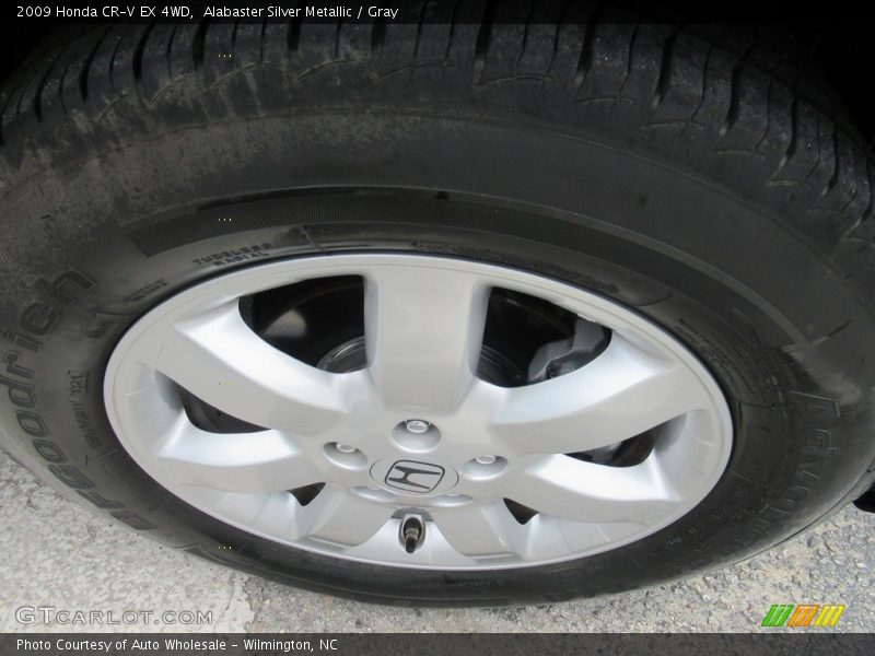 Alabaster Silver Metallic / Gray 2009 Honda CR-V EX 4WD