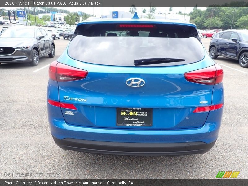 Aqua Blue / Black 2020 Hyundai Tucson Value AWD