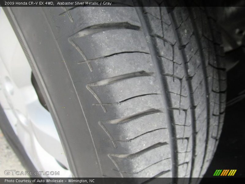 Alabaster Silver Metallic / Gray 2009 Honda CR-V EX 4WD