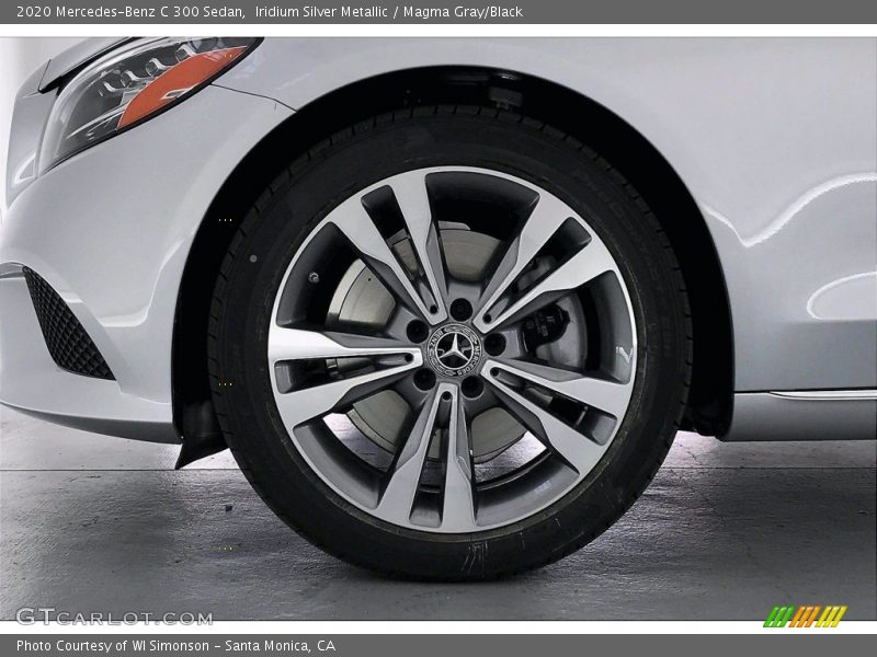 Iridium Silver Metallic / Magma Gray/Black 2020 Mercedes-Benz C 300 Sedan