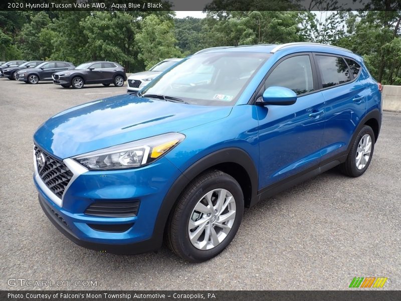 Aqua Blue / Black 2020 Hyundai Tucson Value AWD