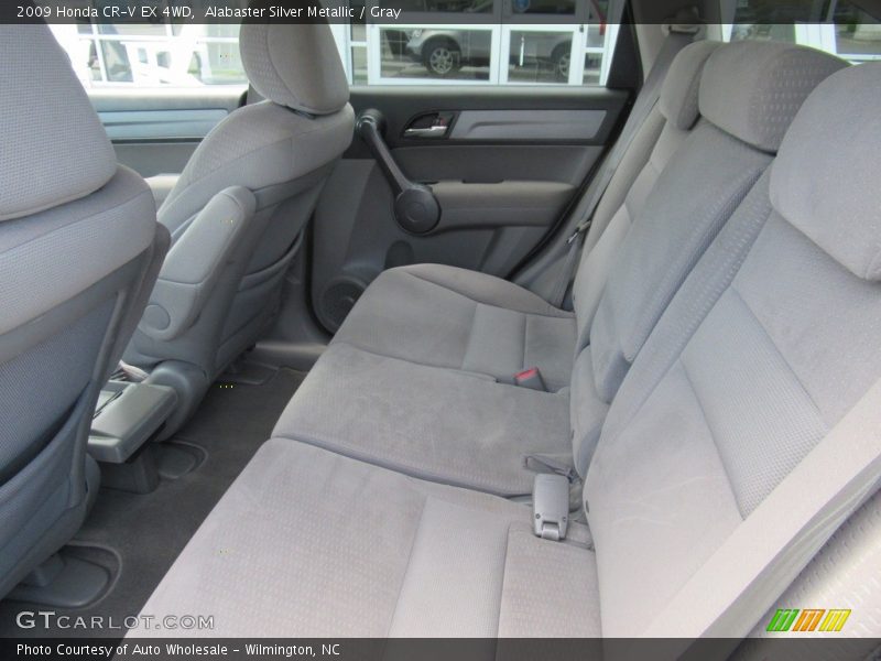 Alabaster Silver Metallic / Gray 2009 Honda CR-V EX 4WD