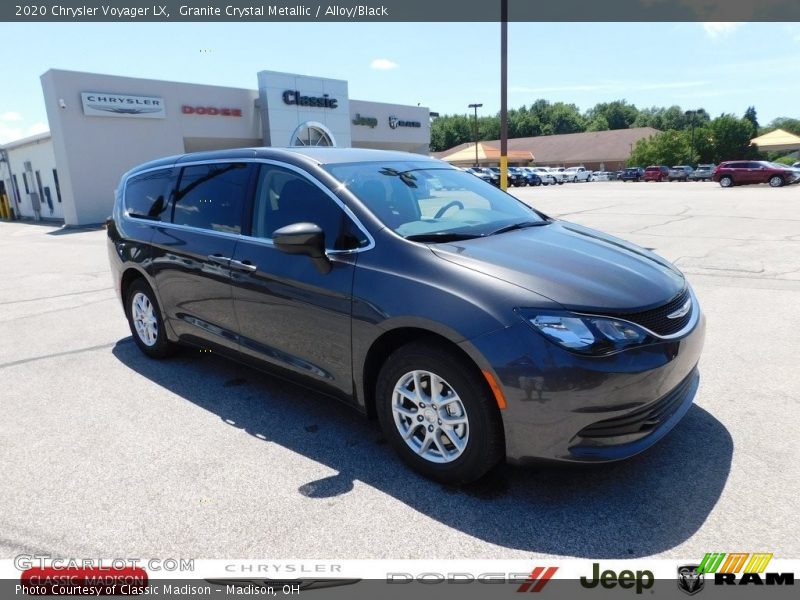 Granite Crystal Metallic / Alloy/Black 2020 Chrysler Voyager LX