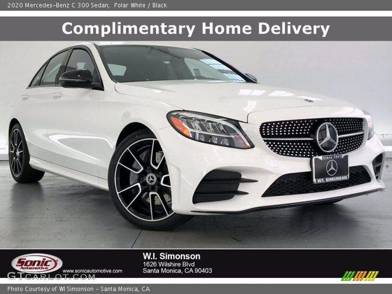 Polar White / Black 2020 Mercedes-Benz C 300 Sedan