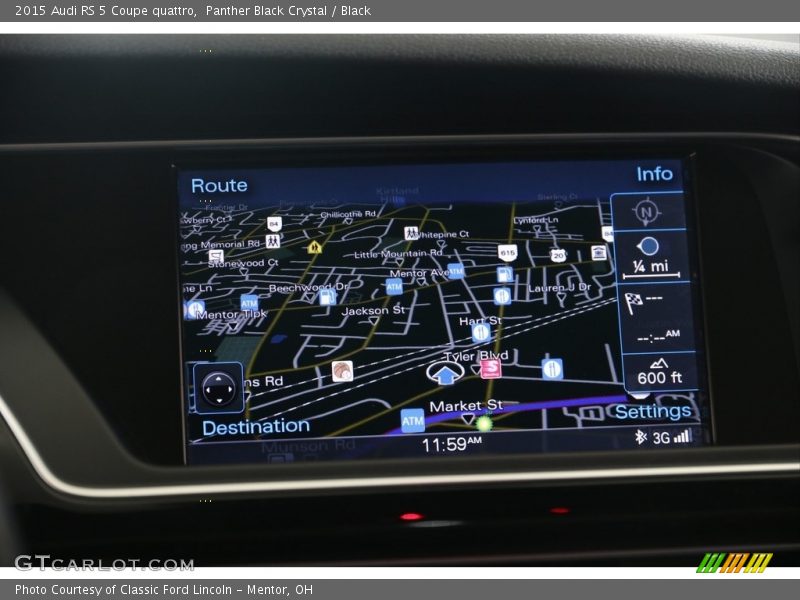 Panther Black Crystal / Black 2015 Audi RS 5 Coupe quattro