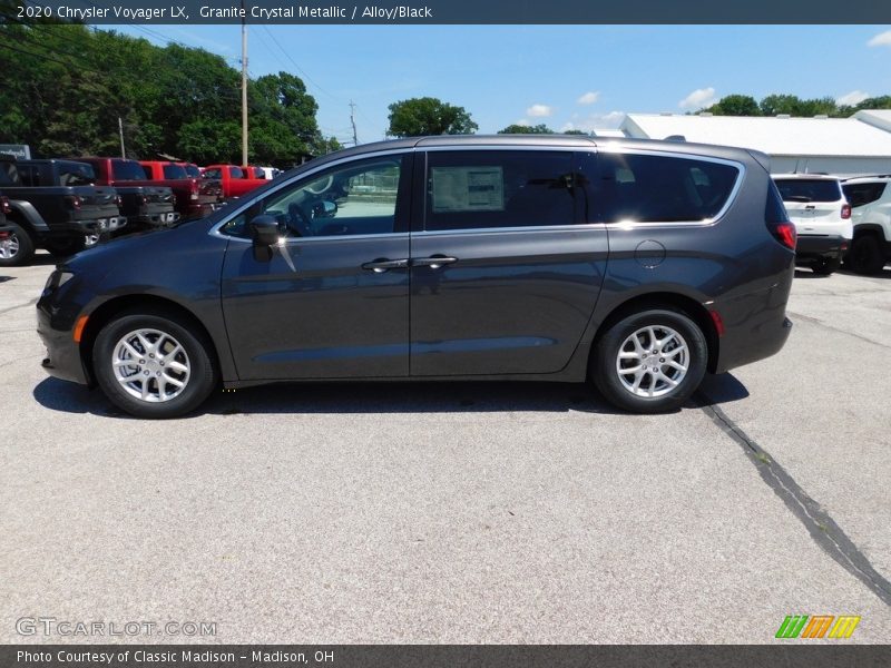 Granite Crystal Metallic / Alloy/Black 2020 Chrysler Voyager LX
