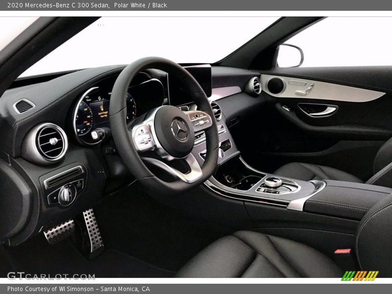 Polar White / Black 2020 Mercedes-Benz C 300 Sedan