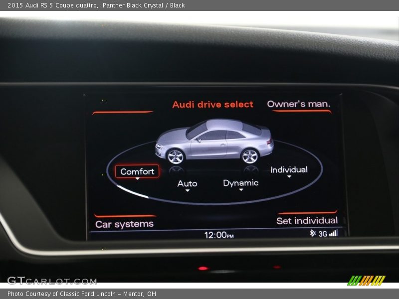 Panther Black Crystal / Black 2015 Audi RS 5 Coupe quattro