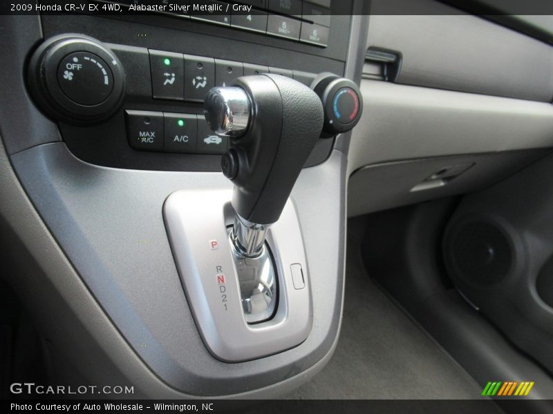 Alabaster Silver Metallic / Gray 2009 Honda CR-V EX 4WD