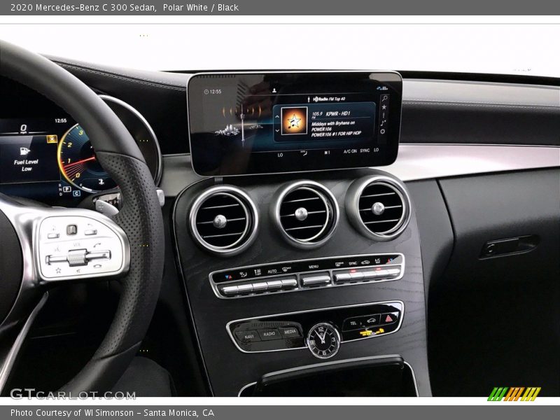 Polar White / Black 2020 Mercedes-Benz C 300 Sedan