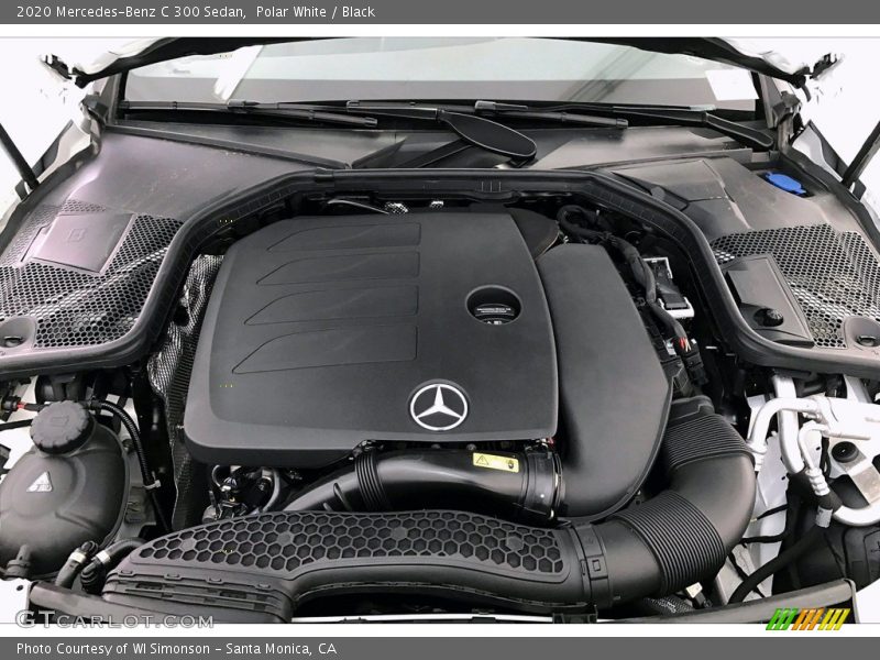 Polar White / Black 2020 Mercedes-Benz C 300 Sedan