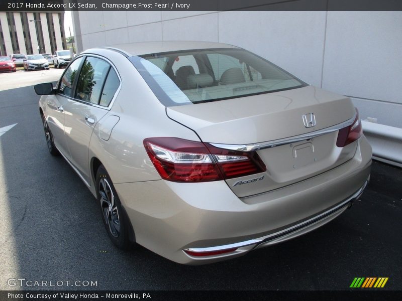 Champagne Frost Pearl / Ivory 2017 Honda Accord LX Sedan