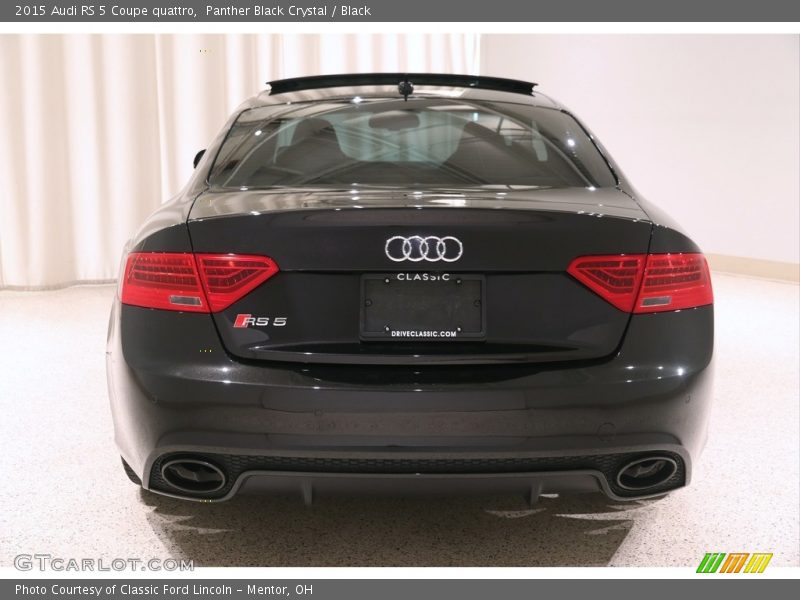 Panther Black Crystal / Black 2015 Audi RS 5 Coupe quattro