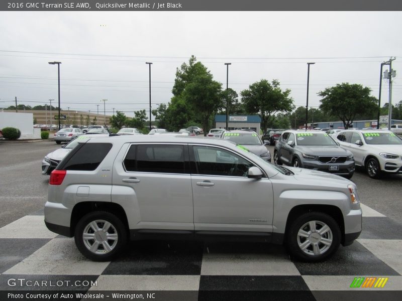 Quicksilver Metallic / Jet Black 2016 GMC Terrain SLE AWD