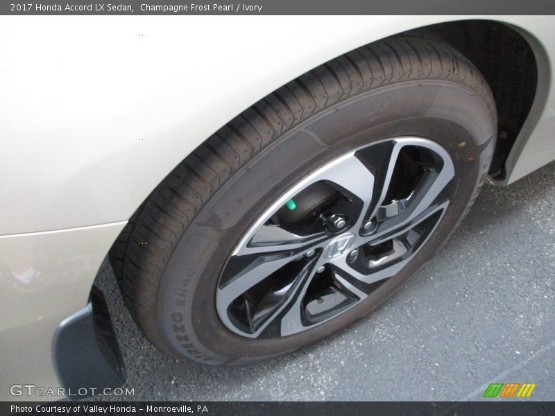 Champagne Frost Pearl / Ivory 2017 Honda Accord LX Sedan