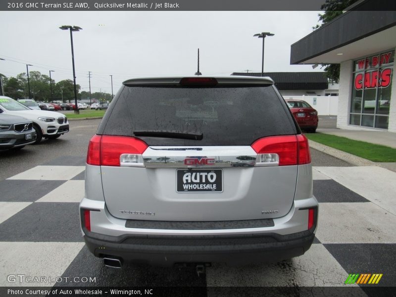 Quicksilver Metallic / Jet Black 2016 GMC Terrain SLE AWD