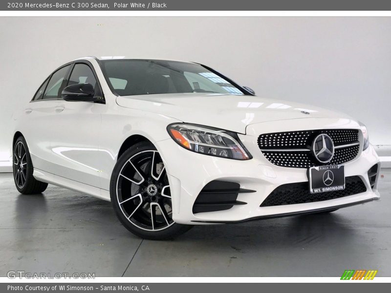 Polar White / Black 2020 Mercedes-Benz C 300 Sedan