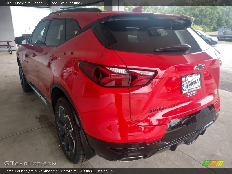 Red Hot / Jet Black 2020 Chevrolet Blazer RS