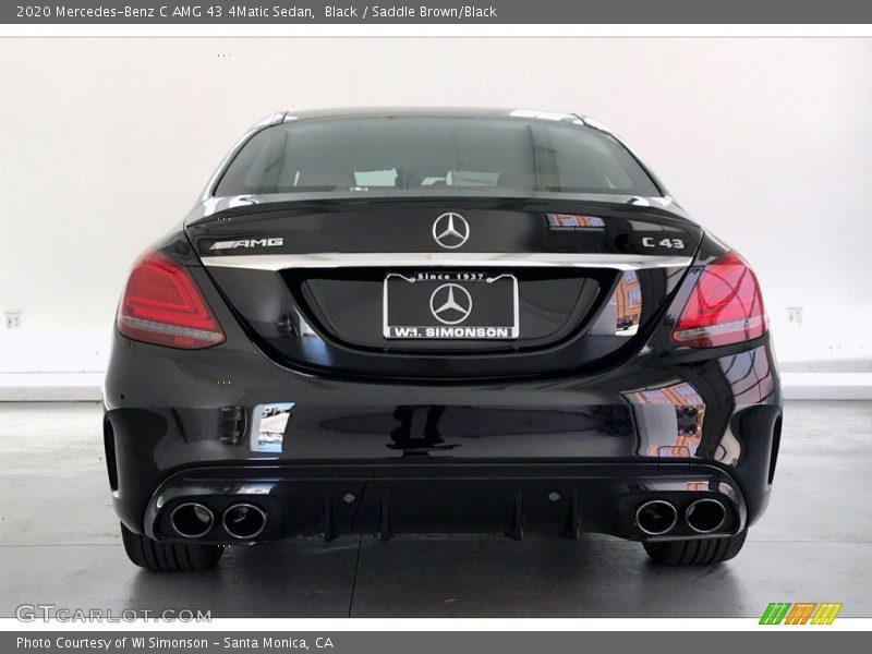 Black / Saddle Brown/Black 2020 Mercedes-Benz C AMG 43 4Matic Sedan