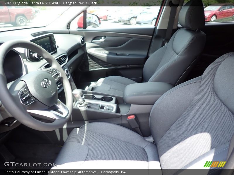 Calypso Red / Black 2020 Hyundai Santa Fe SEL AWD