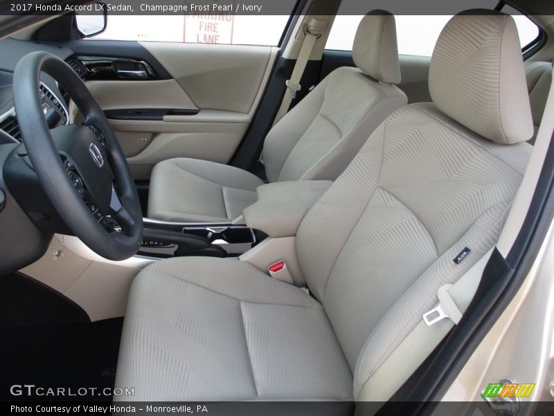 Champagne Frost Pearl / Ivory 2017 Honda Accord LX Sedan