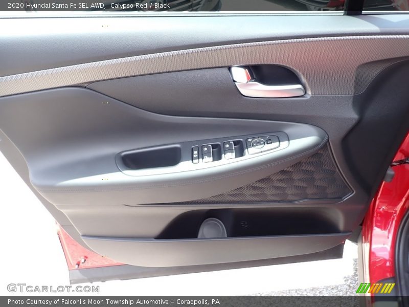 Calypso Red / Black 2020 Hyundai Santa Fe SEL AWD