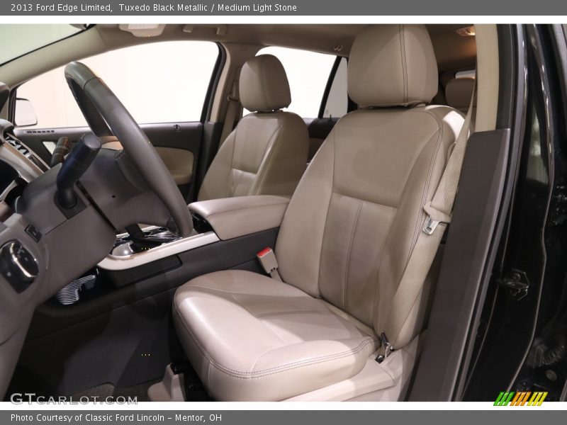 Tuxedo Black Metallic / Medium Light Stone 2013 Ford Edge Limited
