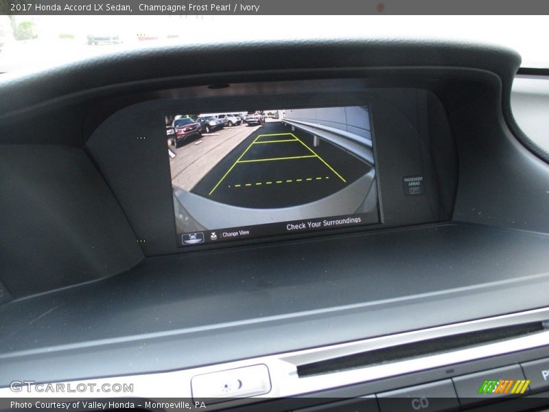 Champagne Frost Pearl / Ivory 2017 Honda Accord LX Sedan