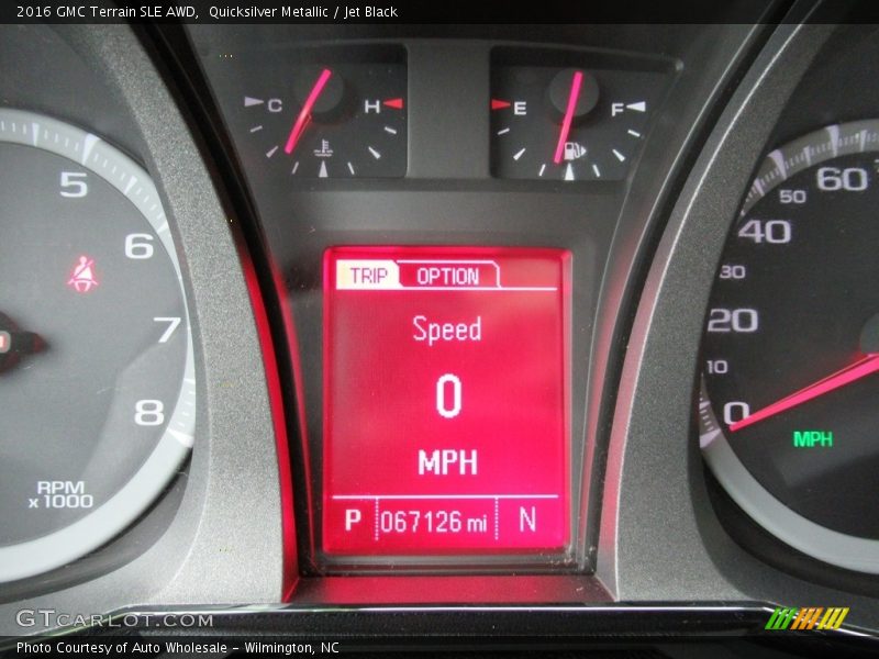 Quicksilver Metallic / Jet Black 2016 GMC Terrain SLE AWD