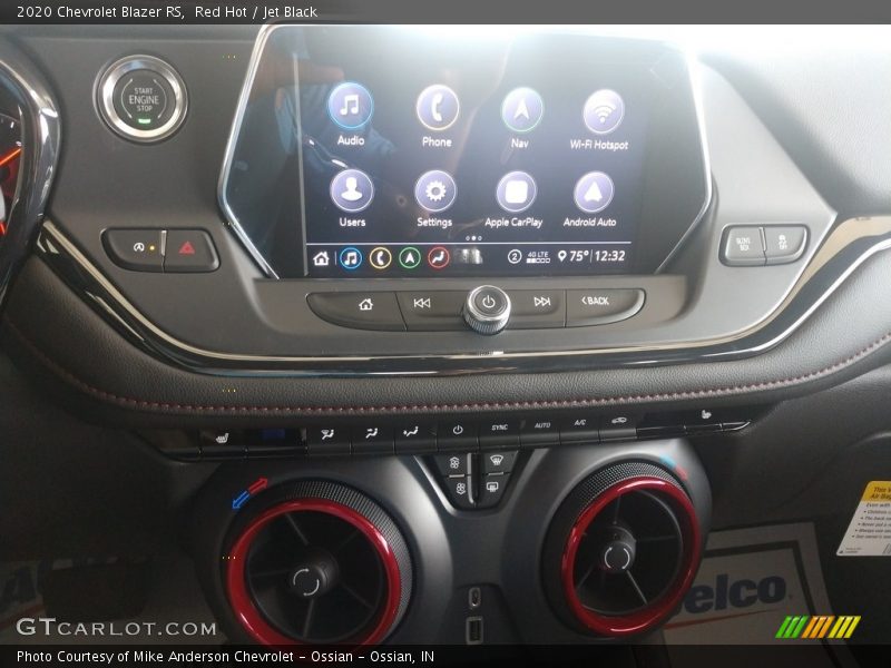 Red Hot / Jet Black 2020 Chevrolet Blazer RS