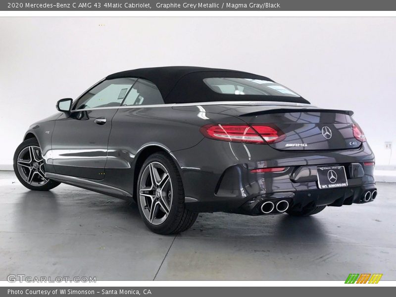Graphite Grey Metallic / Magma Gray/Black 2020 Mercedes-Benz C AMG 43 4Matic Cabriolet