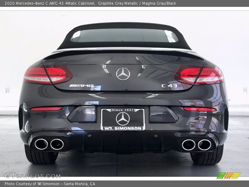 Graphite Grey Metallic / Magma Gray/Black 2020 Mercedes-Benz C AMG 43 4Matic Cabriolet