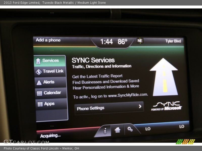 Tuxedo Black Metallic / Medium Light Stone 2013 Ford Edge Limited