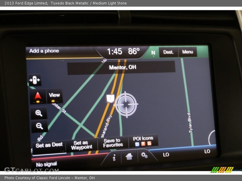 Tuxedo Black Metallic / Medium Light Stone 2013 Ford Edge Limited