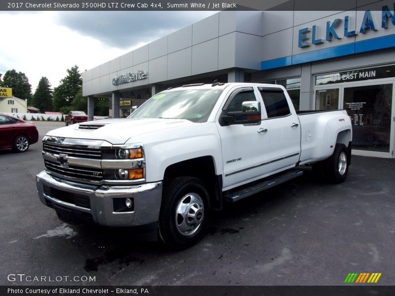 Summit White / Jet Black 2017 Chevrolet Silverado 3500HD LTZ Crew Cab 4x4