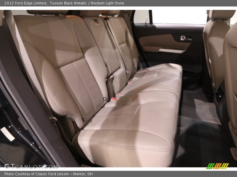 Tuxedo Black Metallic / Medium Light Stone 2013 Ford Edge Limited