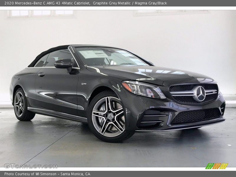Front 3/4 View of 2020 C AMG 43 4Matic Cabriolet