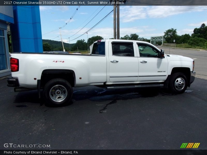 Summit White / Jet Black 2017 Chevrolet Silverado 3500HD LTZ Crew Cab 4x4