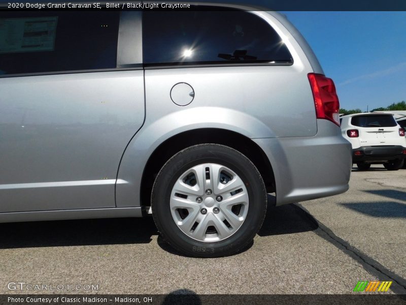 Billet / Black/Light Graystone 2020 Dodge Grand Caravan SE