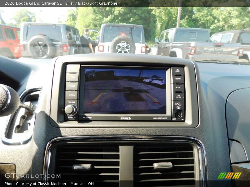Billet / Black/Light Graystone 2020 Dodge Grand Caravan SE