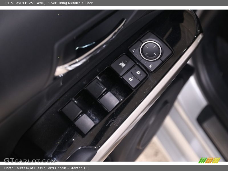 Controls of 2015 IS 250 AWD