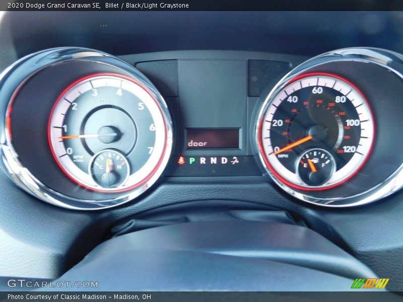 Billet / Black/Light Graystone 2020 Dodge Grand Caravan SE