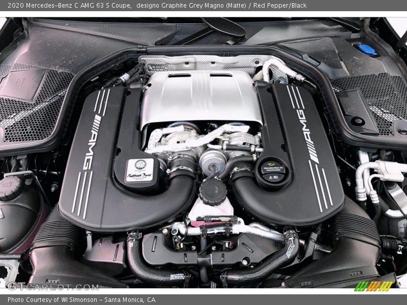  2020 C AMG 63 S Coupe Engine - 4.0 Liter AMG biturbo DOHC 32-Valve VVT V8