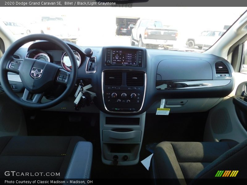 Billet / Black/Light Graystone 2020 Dodge Grand Caravan SE