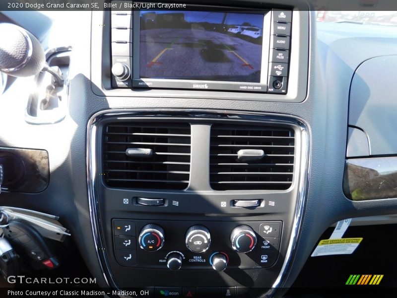 Billet / Black/Light Graystone 2020 Dodge Grand Caravan SE